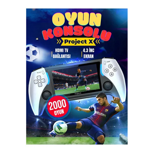 Bakeey Ekranlı Atari Oyun Konsolu – 2000 Retro Oyun, TV Bağlantılı, Film İzleme ve Kitap Okuma Özellikli
