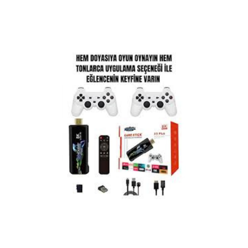 Bakeey 64 GB Retro Oyun Konsolu 20.000 Oyun, Çift Kollu, HDMI Atari