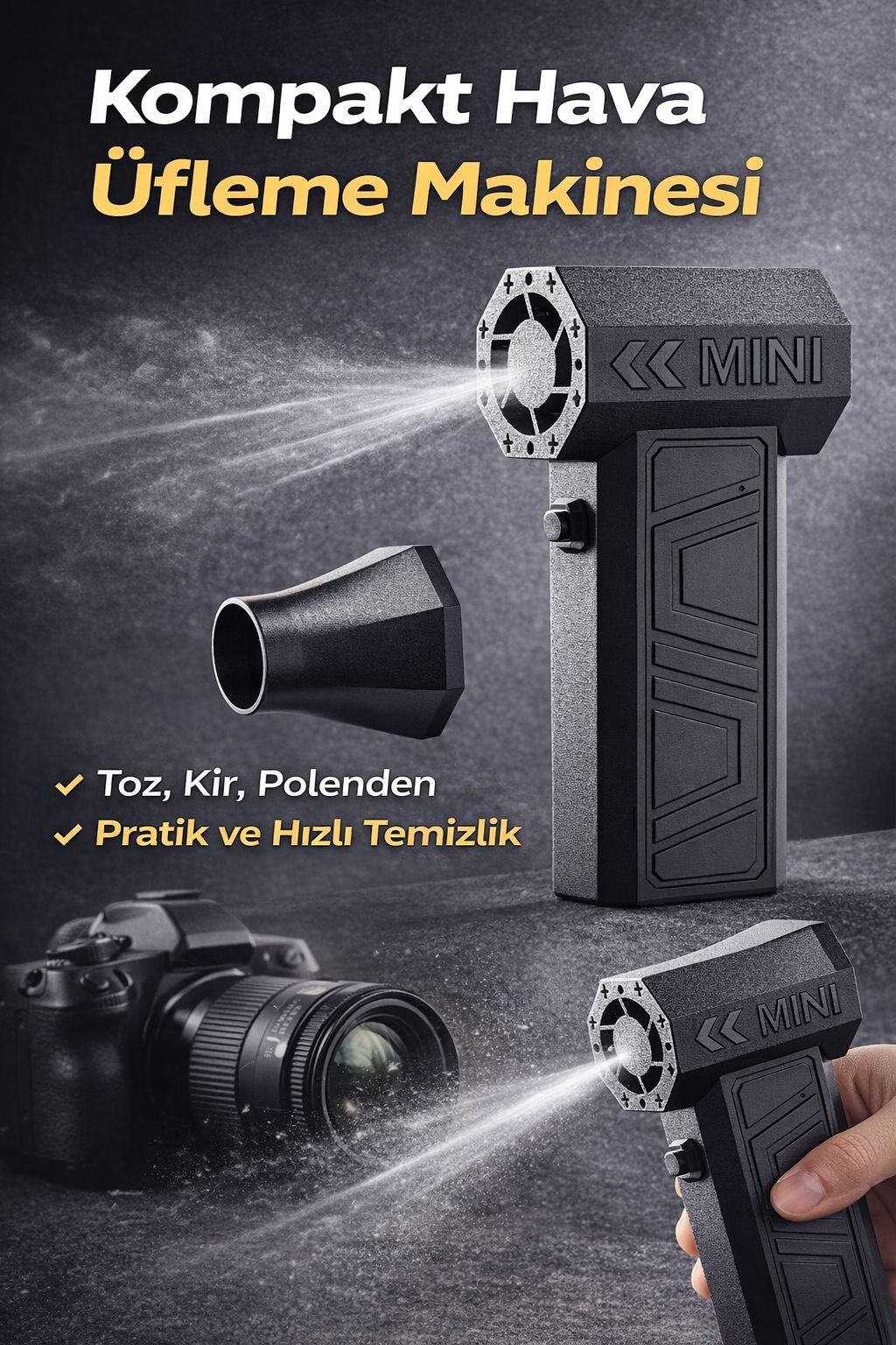 Kablosuz Hava Üfleme Makinesi Mini Elektrikli Hava Pompası Toz Temizleme Air Blower Turbo fan